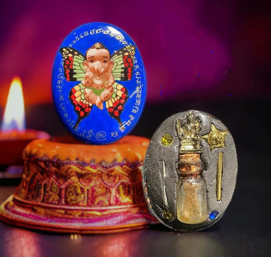 AMULETO SPIRITO DI GANESHA - RICCHEZZA E SUPERAMENTO DEGLI OSTACOLI